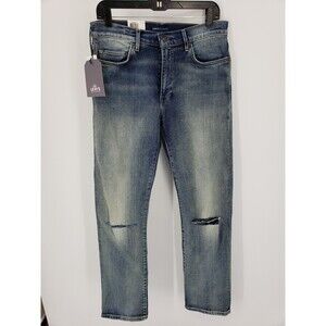 New Levis Made & Crafted Japanese Selvedge Denim Arrow Straight Blue Jeans Sz 27